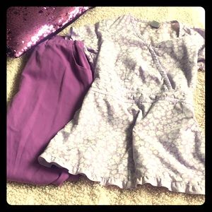 Purple Scrubs XS top, S bottoms by Barco